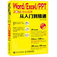 Word Excel PPT 2016办公应用从入门到精通（...