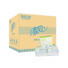 清风 BR13A 抽纸巾正方形小方抽餐巾纸 130抽（96包...
